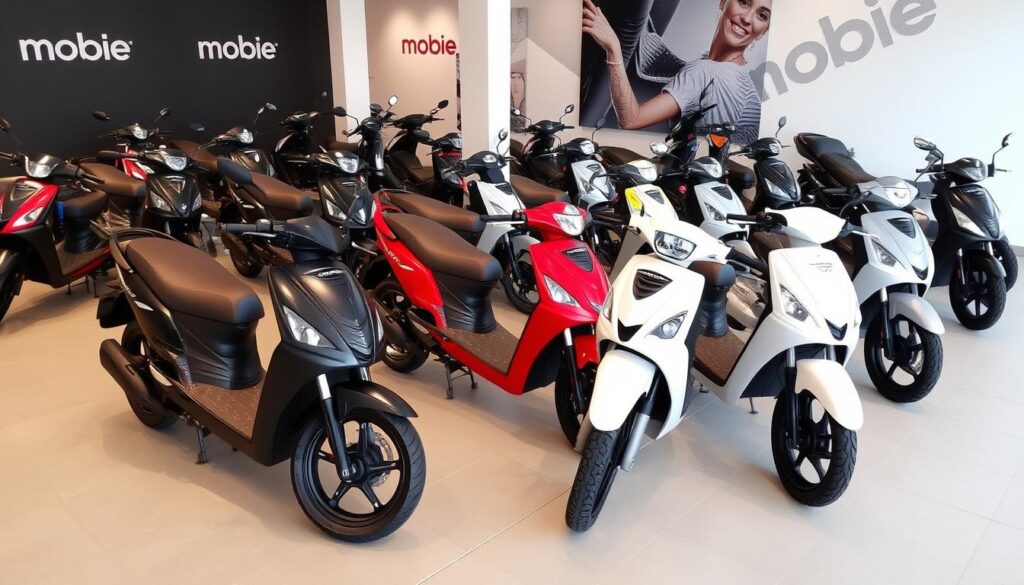Gama completa de motos eléctricas Mobie disponibles en Chile