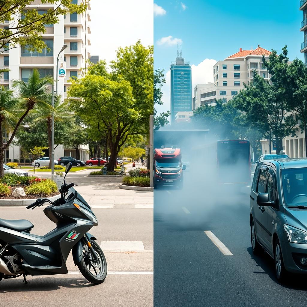 Reducción de emisiones con motos eléctricas Mobie en Chile